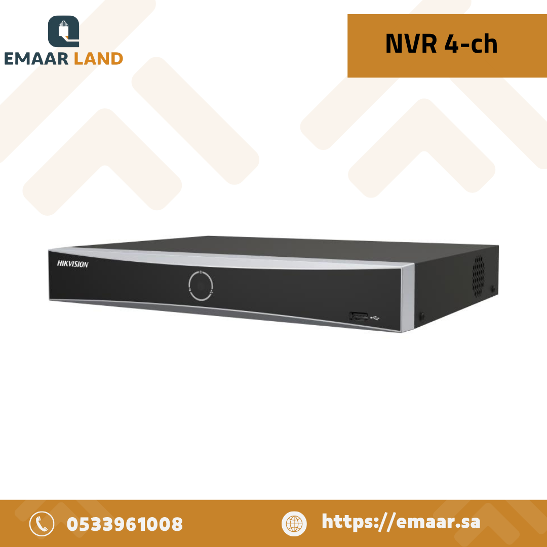 جهاز تسجيل شبكي هيك فيجن 4 مخارج دقة 5 ميجا – NVR