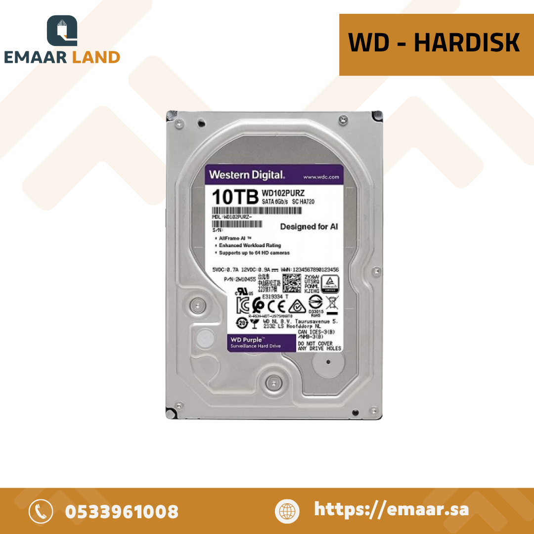 هاردسك 10 تيرا - WD - HARDISK 1 هاردسك 10 تيرا - WD - HARDISK