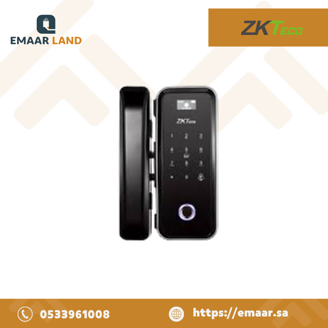 قفل إلكتروني لأبواب الزجاج يدعم البصمة و البطاقة و كلمة مرور – ZKTeco