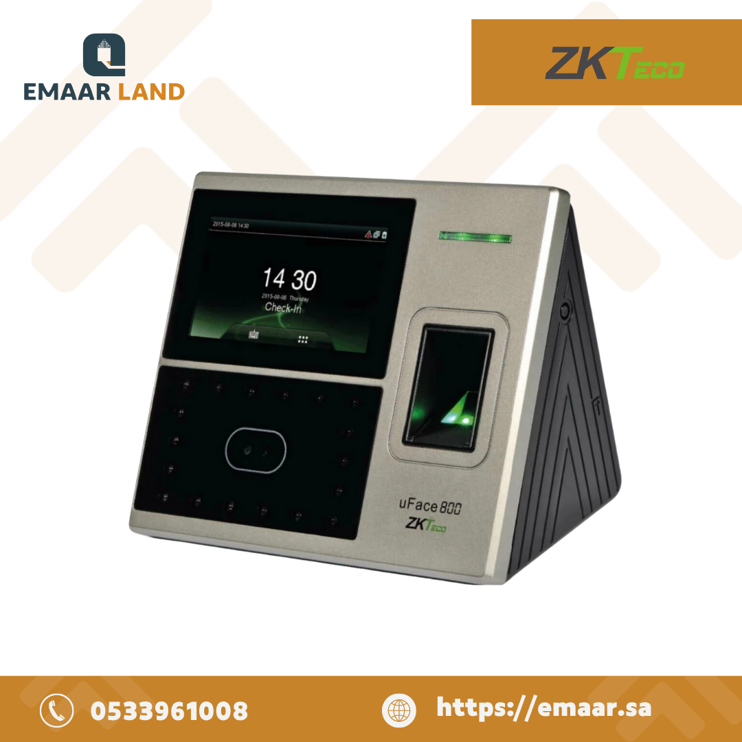 جهاز تسجيل الحضور والانصراف UFACE800-ID من ZK