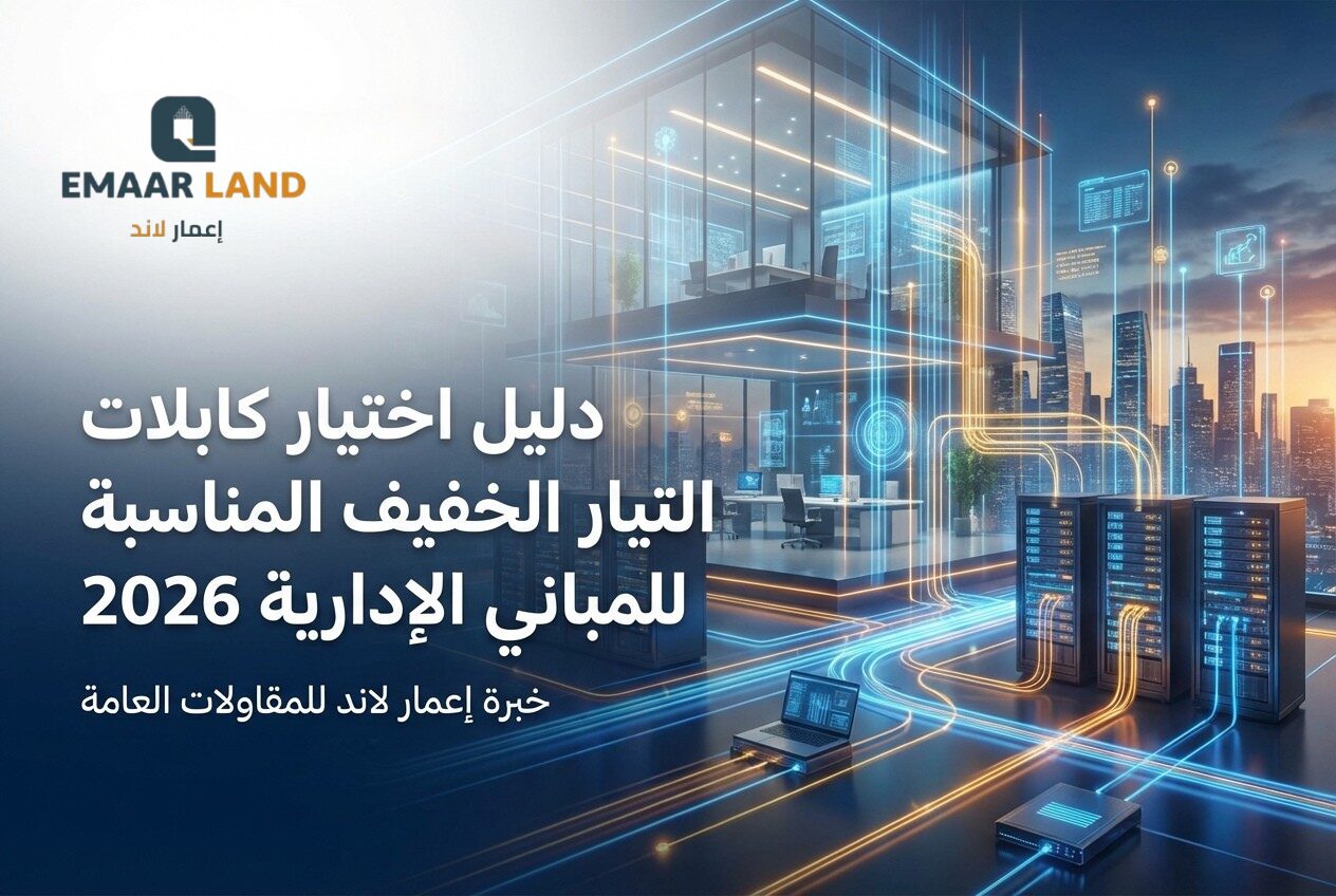 دليل اختيار كابلات التيار الخفيف المناسبة للمباني الإدارية 2026