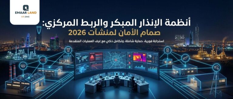 غرف العمليات المركزية وأنظمة الإنذار المبكر للشركات السعودية