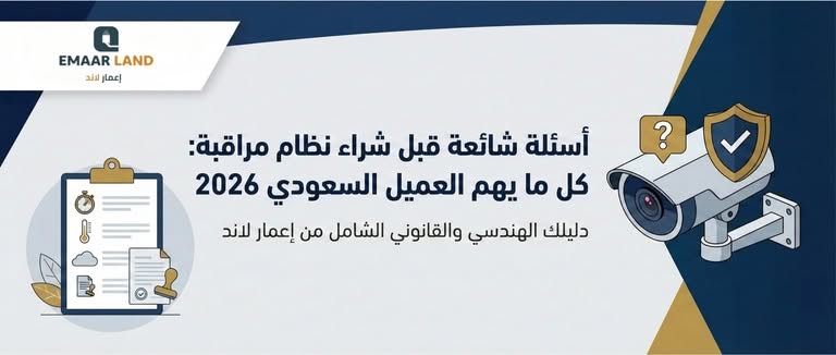 أسئلة شائعة قبل شراء نظام مراقبة: كل ما يهم العميل السعودي 2026