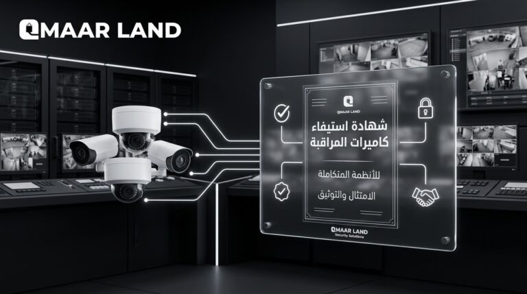 شهادة استيفاء كاميرات المراقبة - دليلك للحصول عليها