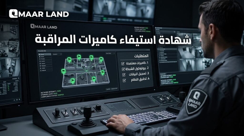 شهادة استيفاء كاميرات المراقبة - دليلك للحصول عليها 1 شهادة استيفاء كاميرات المراقبة - دليلك للحصول عليها