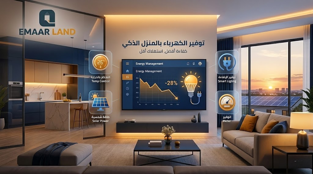 توفير الكهرباء بالمنزل الذكي