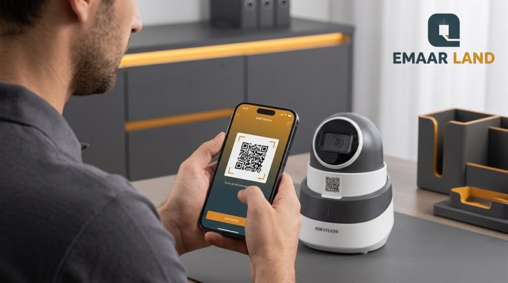 كيفية ربط كاميرات المراقبة على الموبايل hikvision