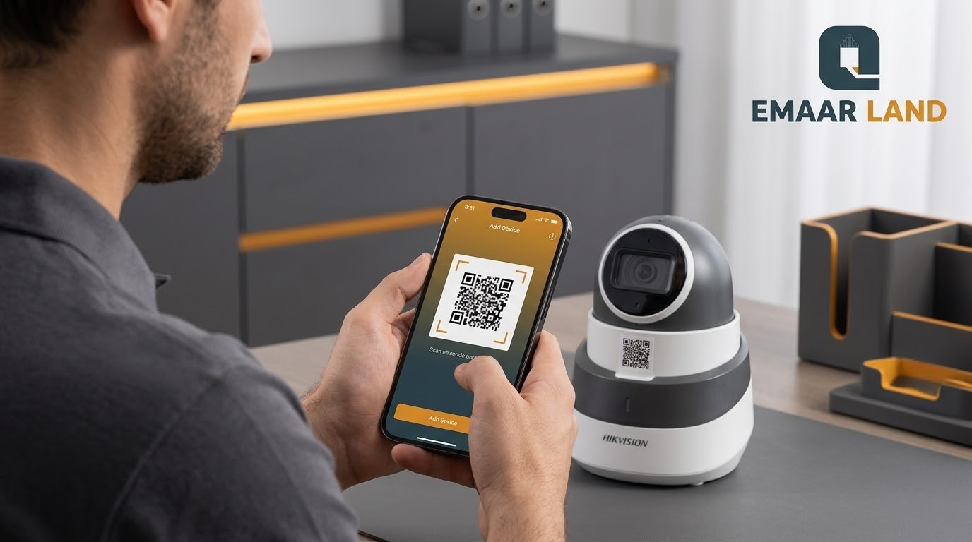 كيفية ربط كاميرات المراقبة على الموبايل hikvision