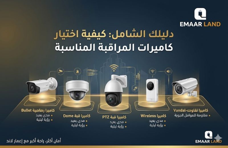 كيفية اختيار كاميرات المراقبة المناسبة