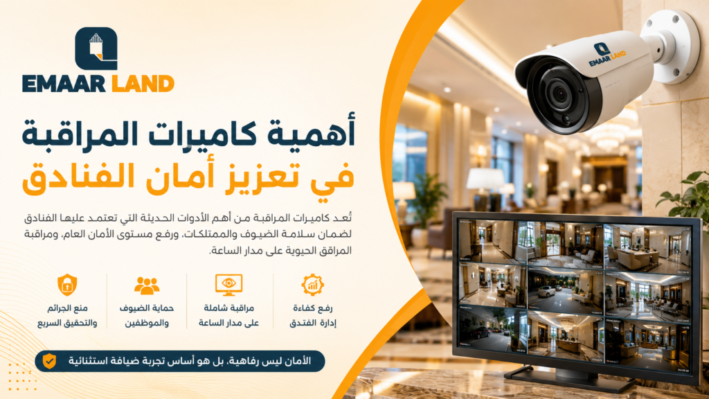 أهمية كاميرات المراقبة في تعزيز أمان الفنادق