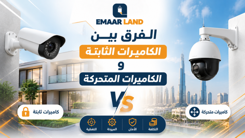 الفرق بين الكاميرات الثابتة والكاميرات المتحركة