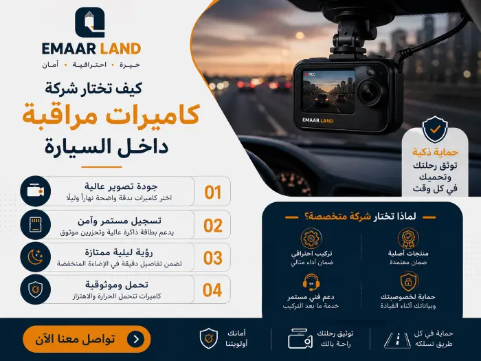 شركة كاميرات مراقبة داخل السيارة