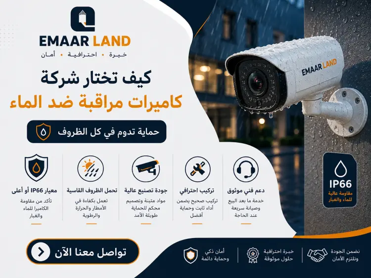 شركة كاميرات مراقبه ضد الماء 