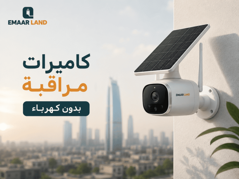 كاميرات مراقبة بدون كهرباء