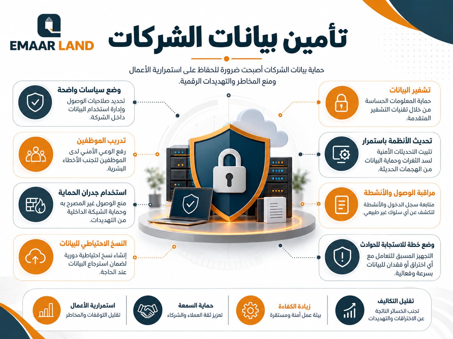 تأمين بيانات الشركات