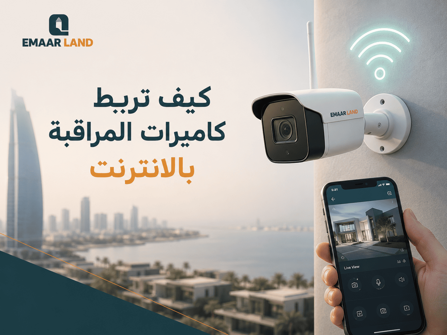 كيف تربط كاميرات المراقبة في المنزل على الانترنت