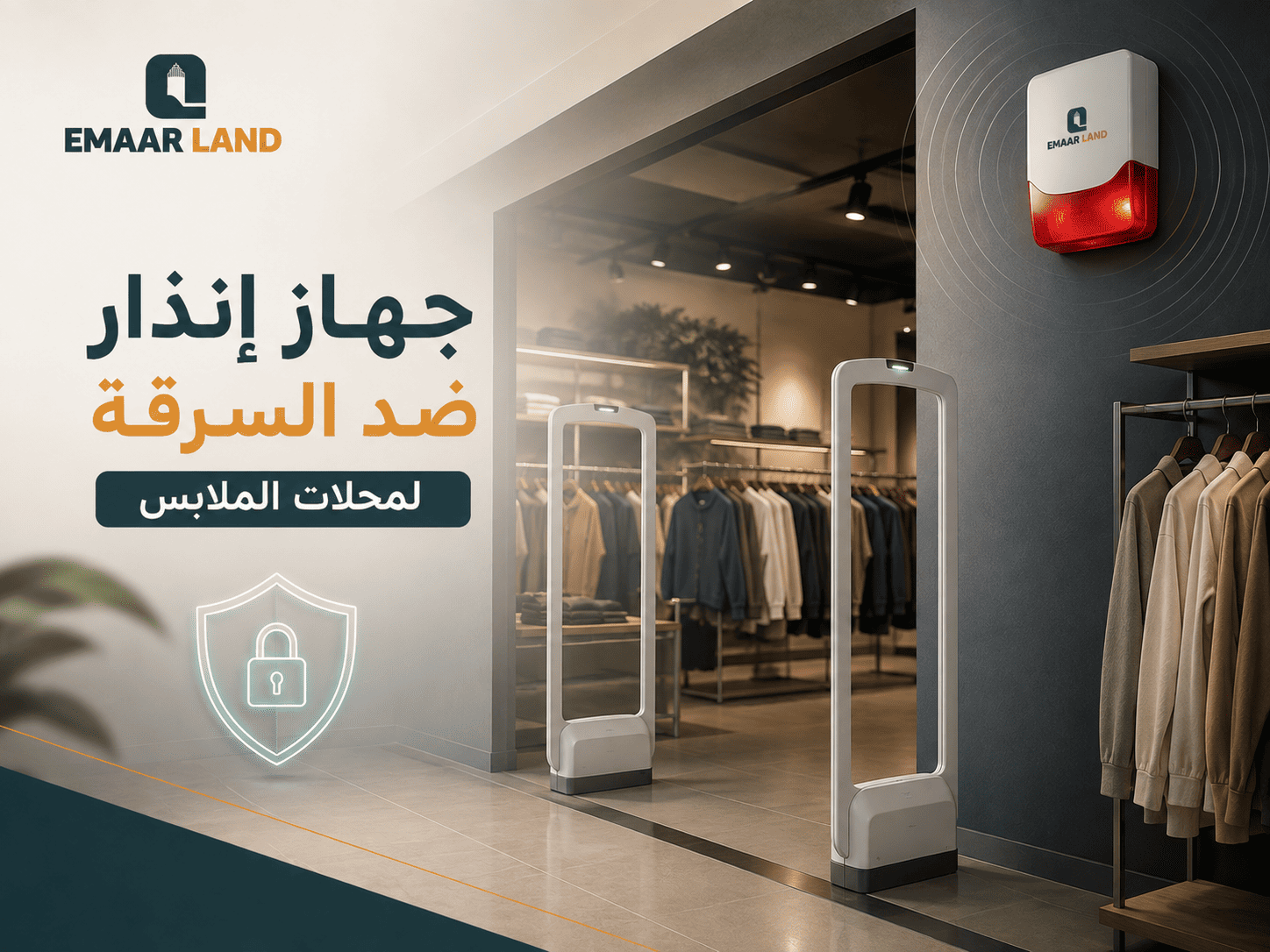جهاز انذار ضد السرقة لمحلات الملابس
