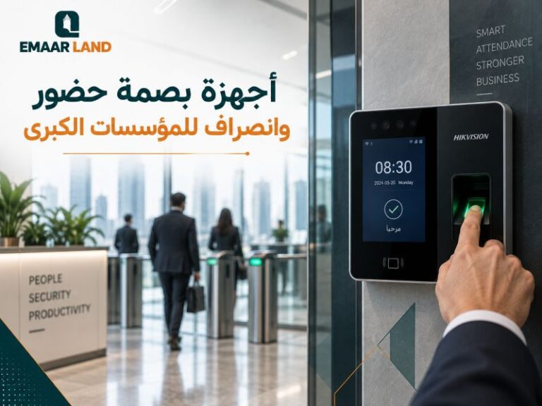 أجهزة بصمة حضور وانصراف للمؤسسات الكبرى