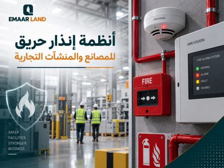 أنظمة إنذار حريق للمصانع والمنشآت التجارية