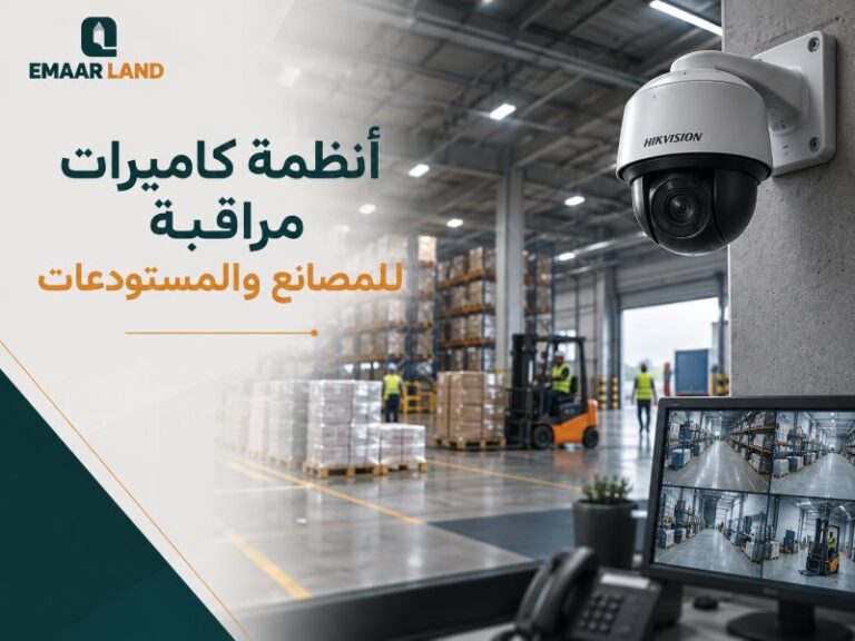 أنظمة كاميرات مراقبة للمصانع والمستودعات