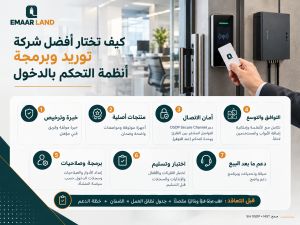 افضل شركة توريد وبرمجة أنظمة التحكم بالدخول