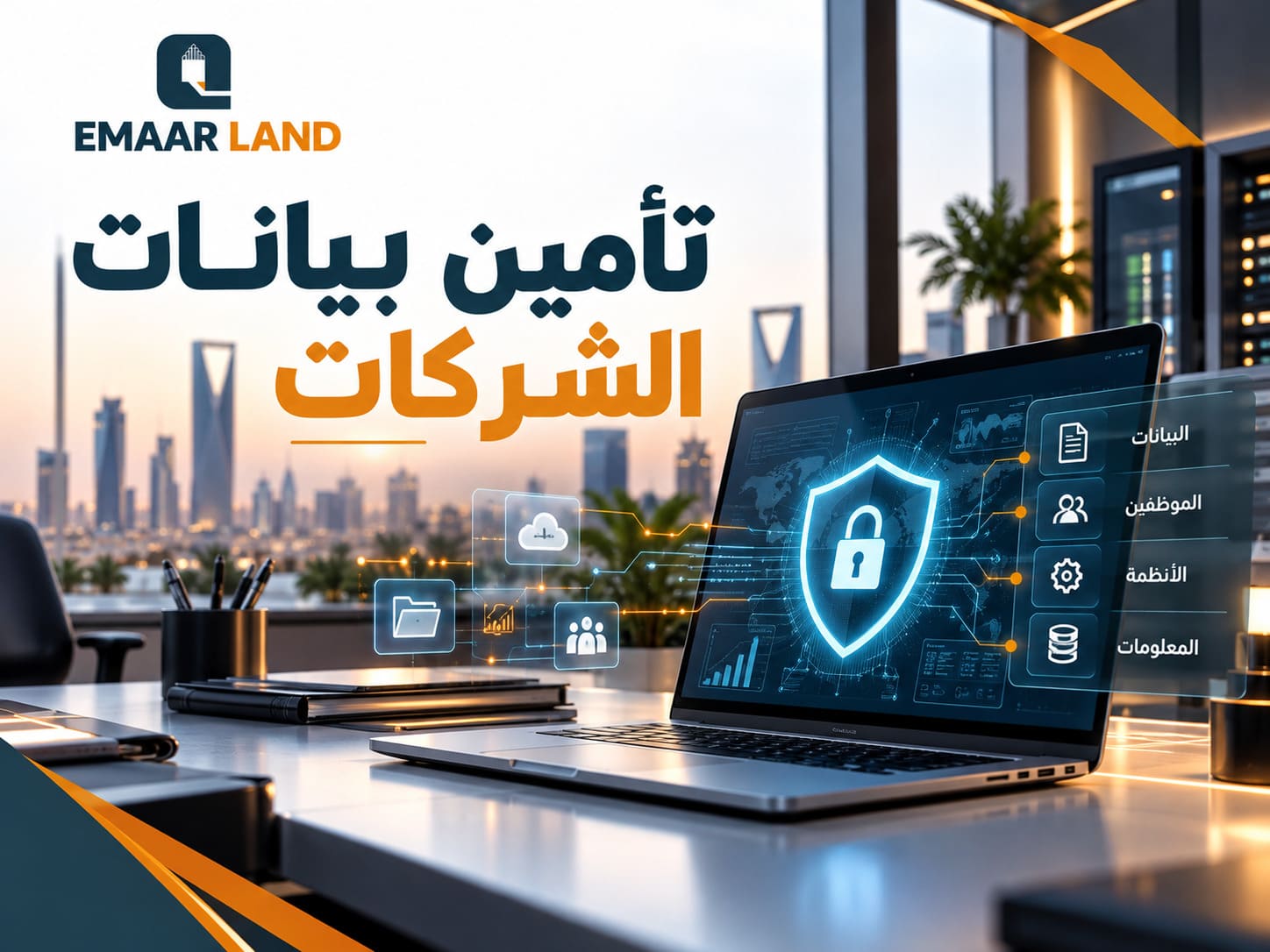 تأمين بيانات الشركات