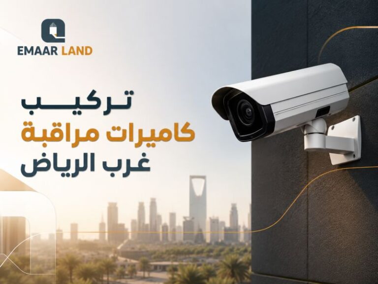 تركيب كاميرات مراقبة غرب الرياض