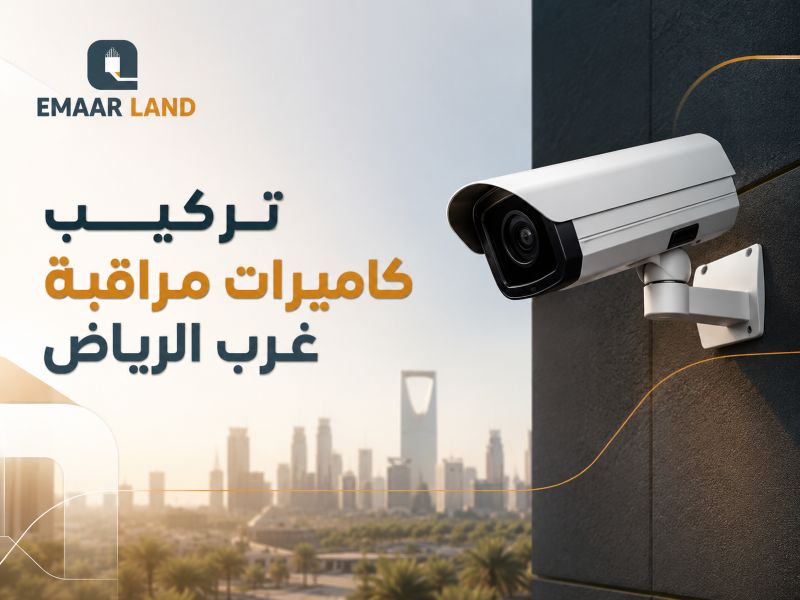 تركيب كاميرات مراقبة غرب الرياض