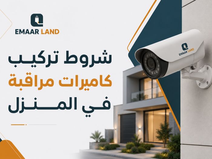 شروط تركيب كاميرات مراقبة في المنزل