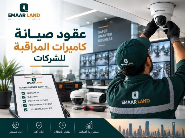 عقود صيانة كاميرات المراقبة للشركات