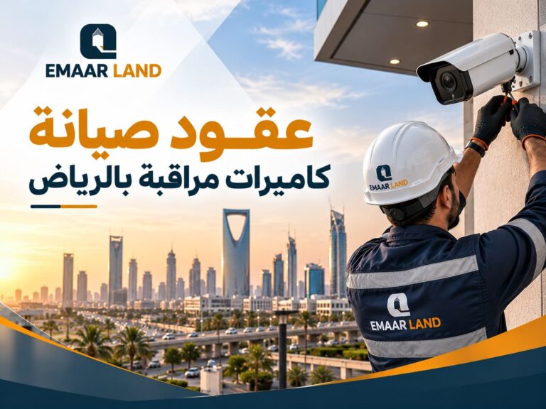 عقود صيانة كاميرات مراقبة بالرياض