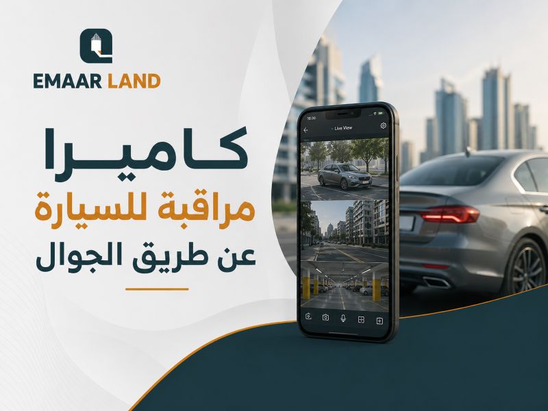 كاميرا مراقبة للسيارة عن طريق الجوال