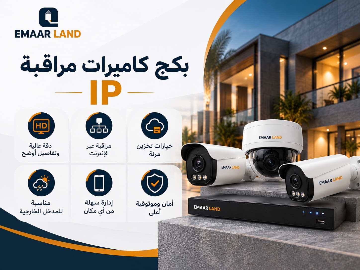 كيف تحدد مواصفات بكج كاميرات مراقبة IP دون دفع مقابل مزايا لا تحتاج إليها؟