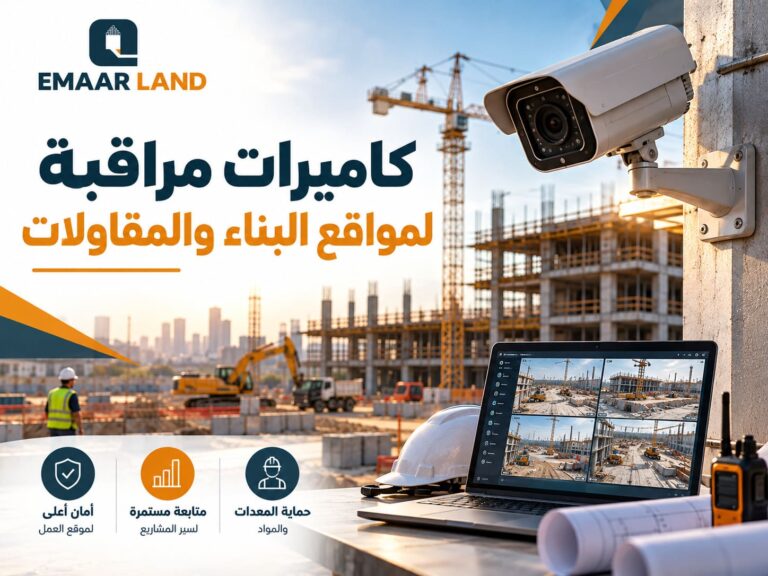 كاميرات مراقبة لمواقع البناء والمقاولات: احمِ مشاريعك وتابع التنفيذ